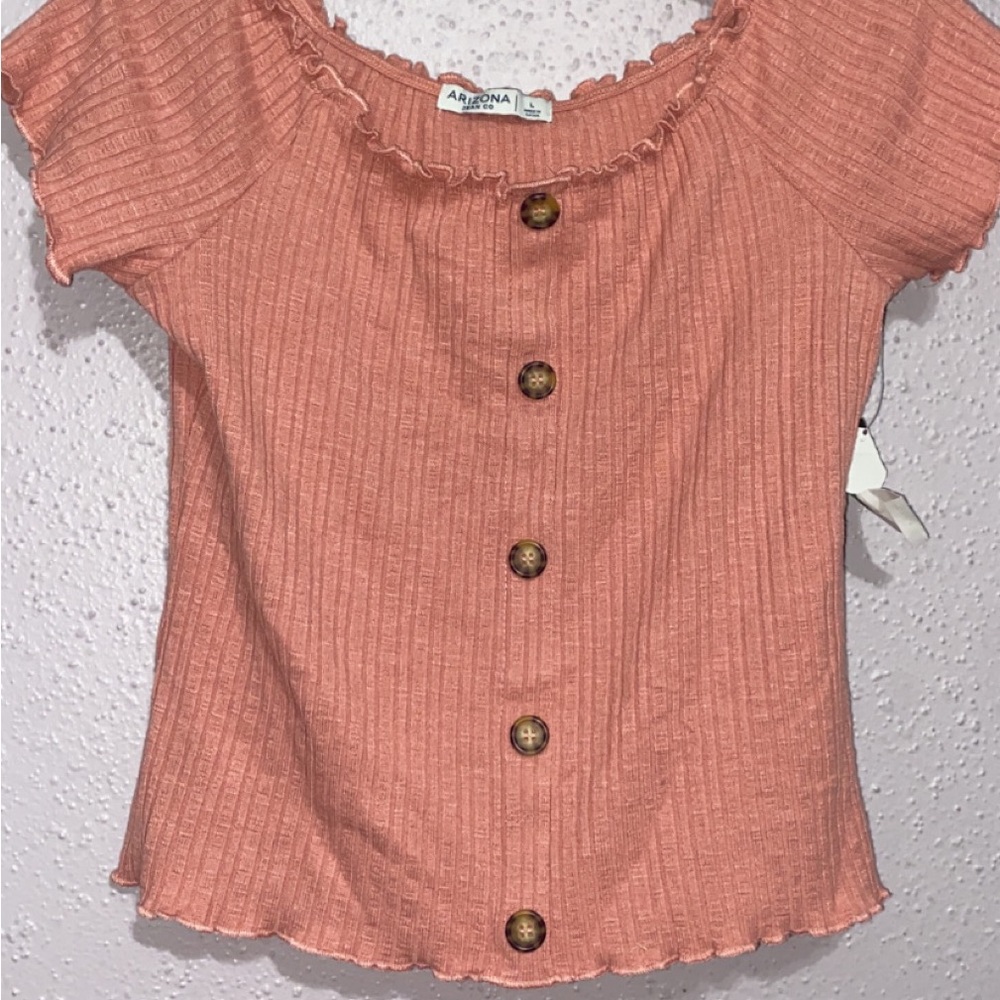 Pinkish coral tee